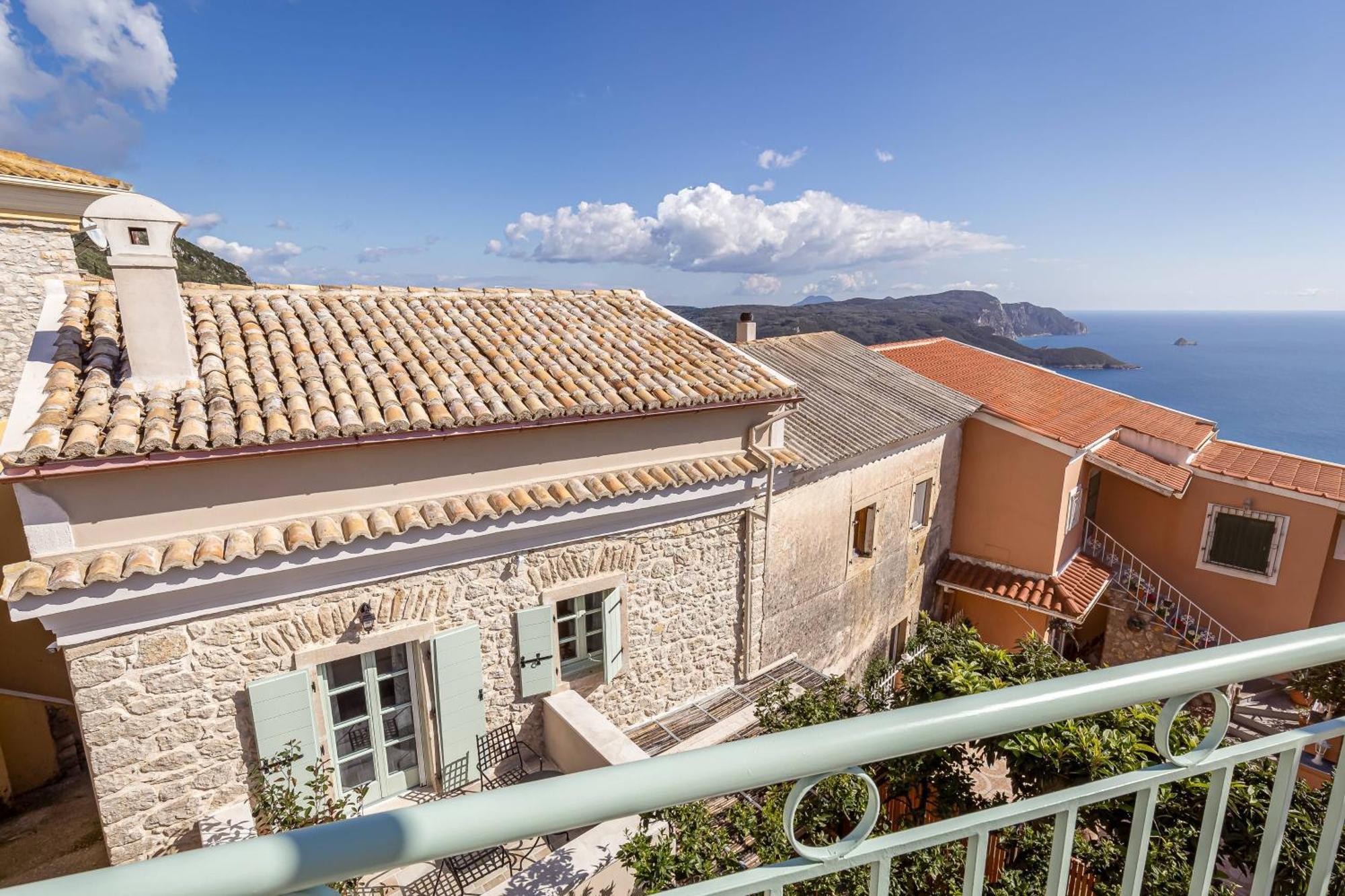 Courtyard Cottage Corfu Lákones Dış mekan fotoğraf