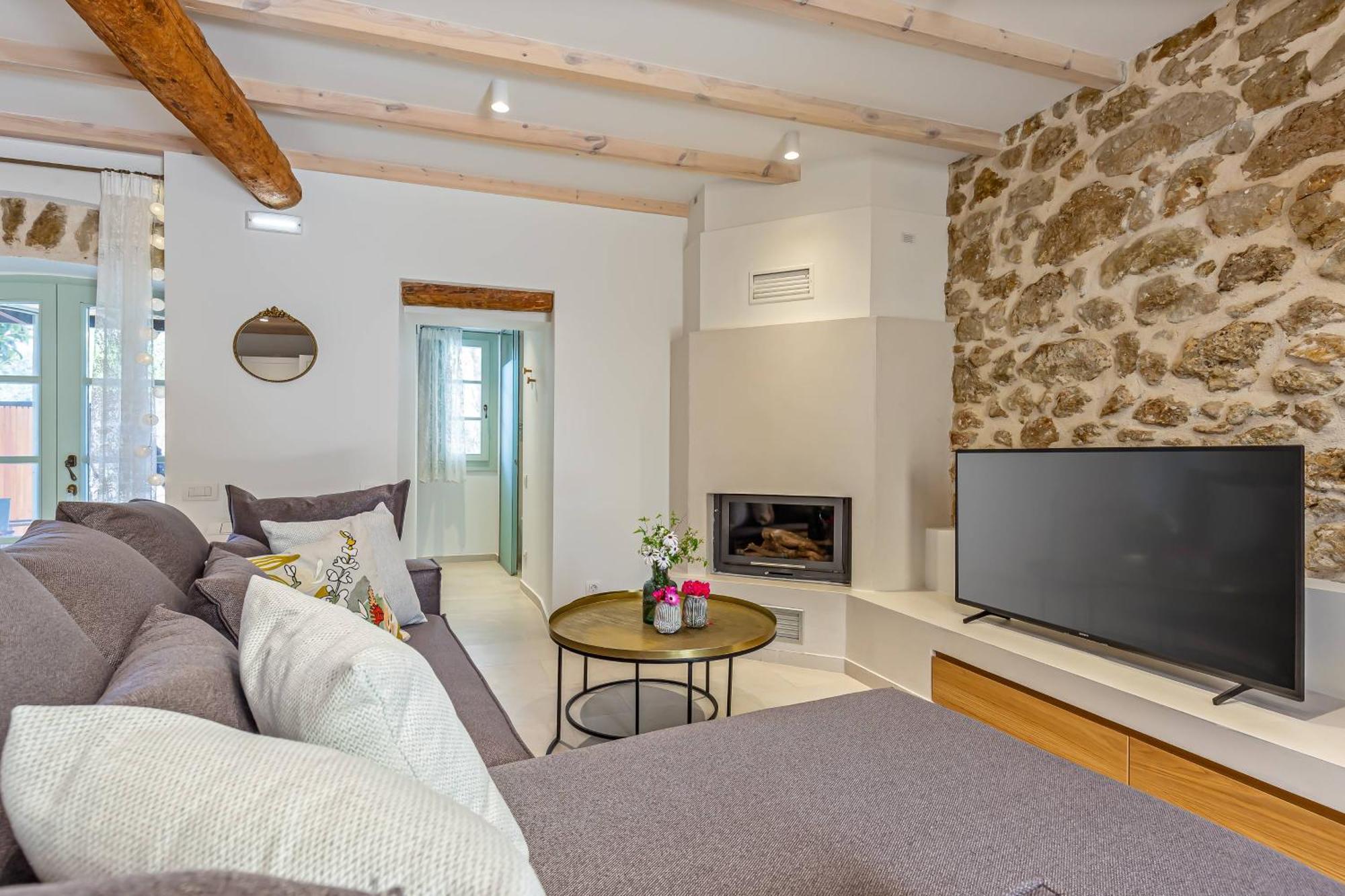 Courtyard Cottage Corfu Lákones Dış mekan fotoğraf