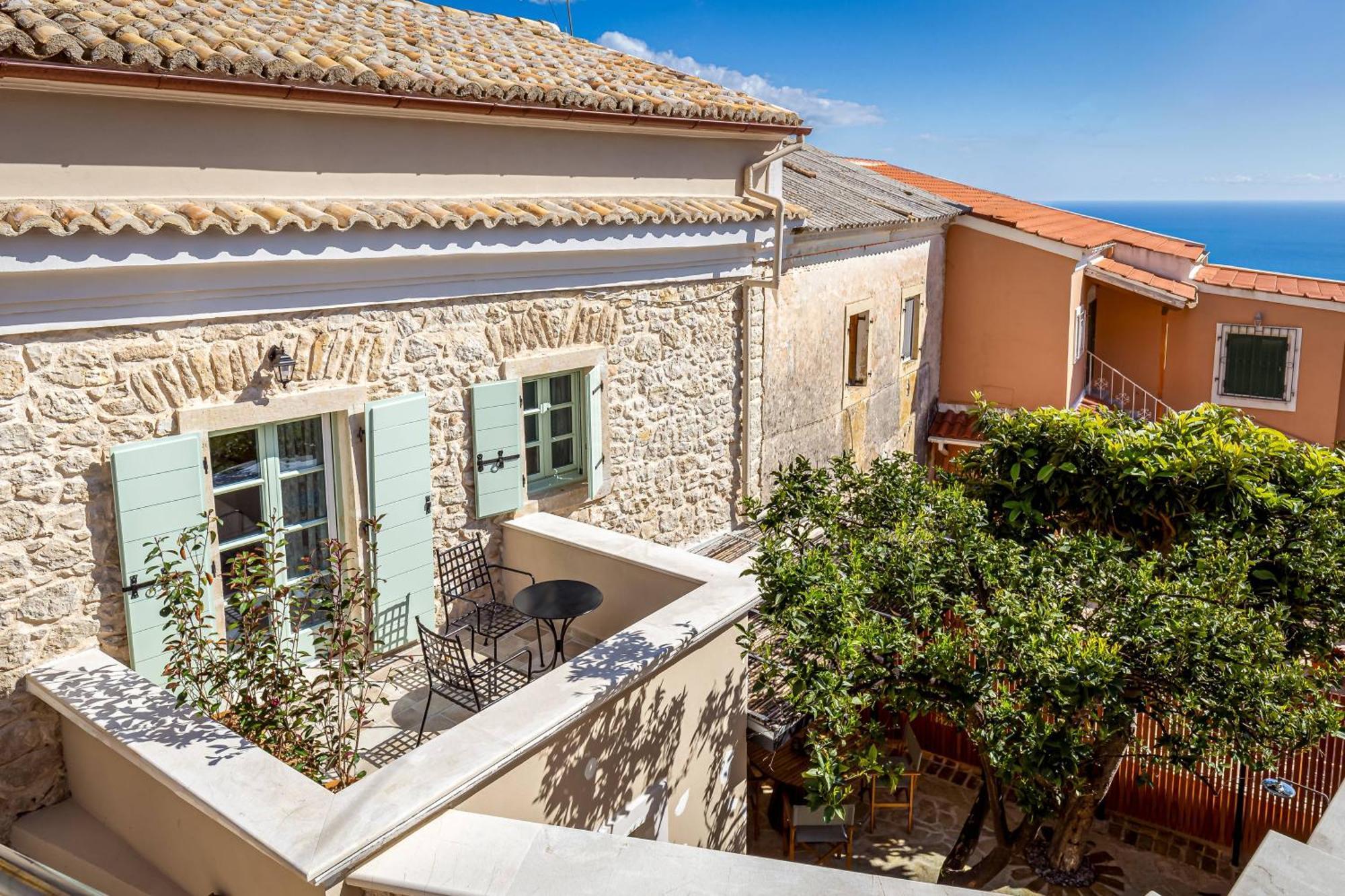 Courtyard Cottage Corfu Lákones Dış mekan fotoğraf