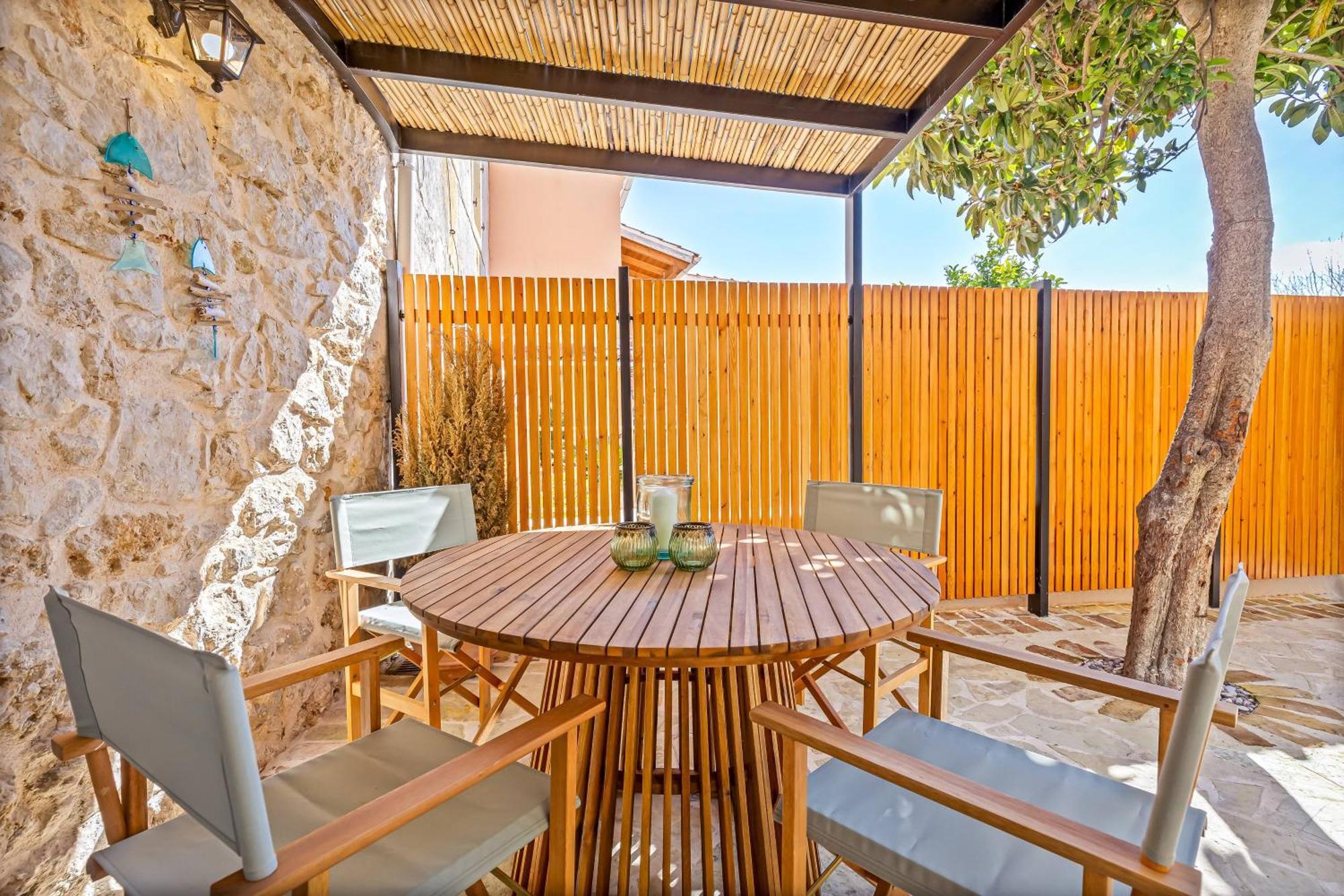 Courtyard Cottage Corfu Lákones Dış mekan fotoğraf