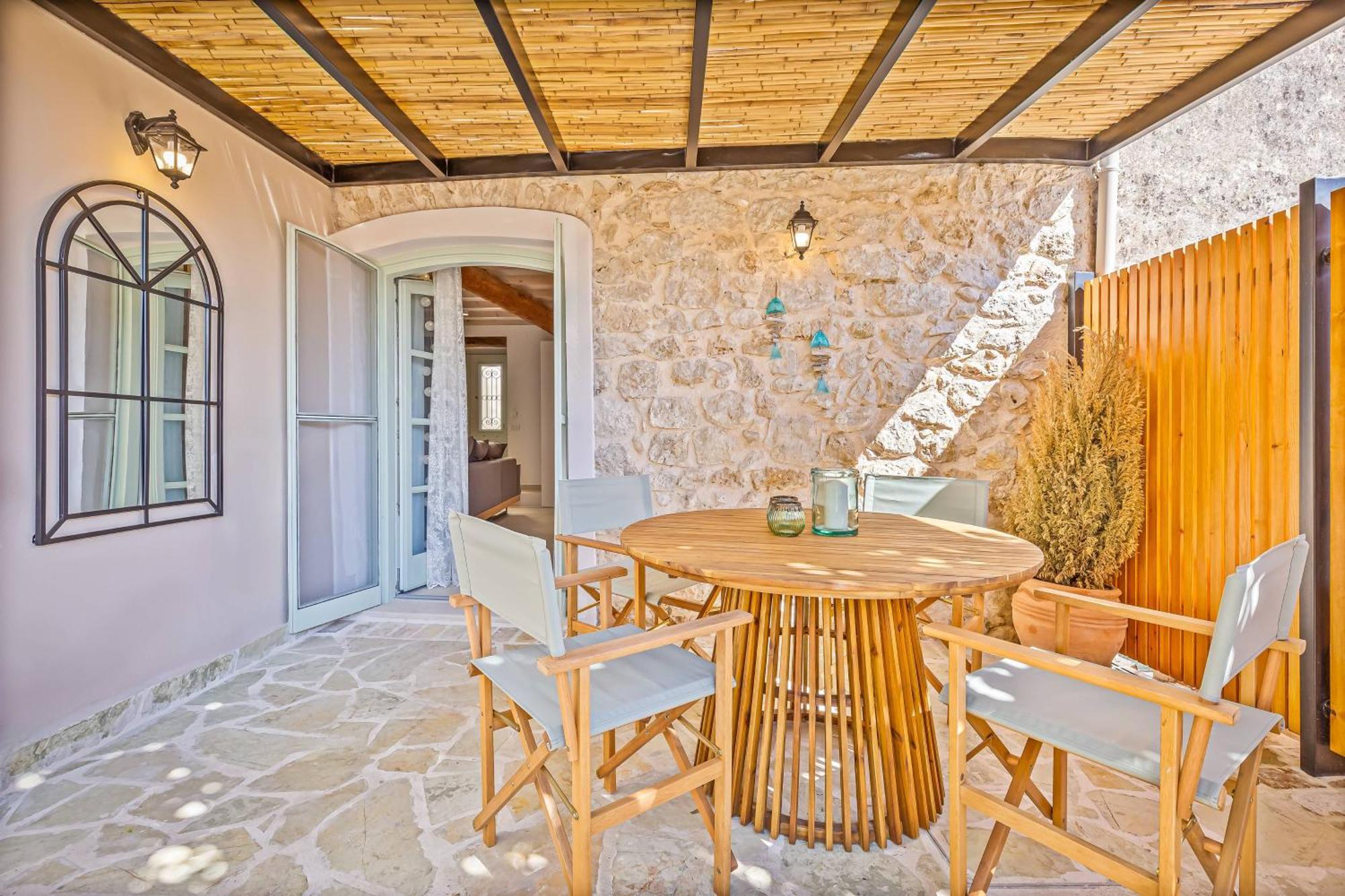 Courtyard Cottage Corfu Lákones Dış mekan fotoğraf