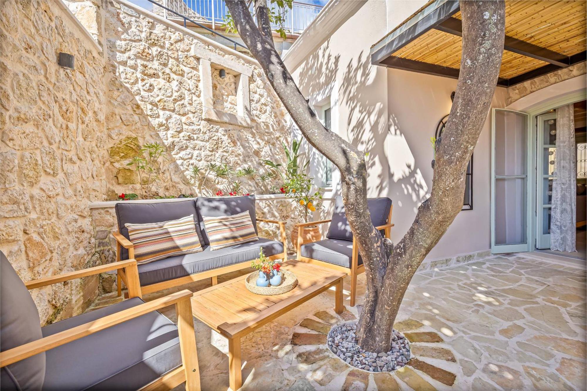 Courtyard Cottage Corfu Lákones Dış mekan fotoğraf